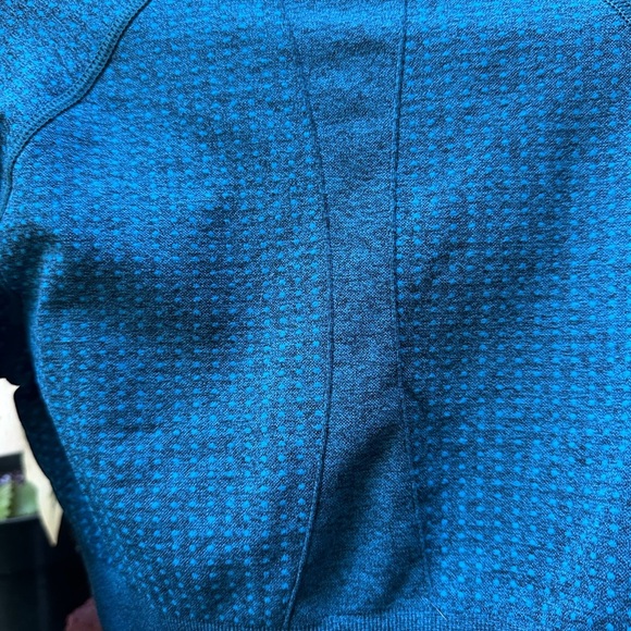 PRETTY LITTLE THING NWOT Blue Leggings W/Matching Long Sleeve Crop Size S - Picture 12 of 15